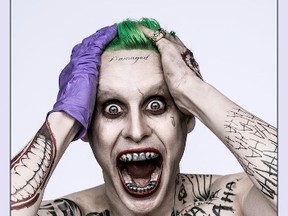 Jared Leto as The Joker (Courtesy of DavidAyerMovies/Twitter)