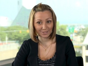 Amanda Berry speaks in a video to express gratitude to people from Cleveland and across the world who have offered support to her, Gina DeJesus and Michelle Knight in a video that was filmed in the offices of the law firm managing a trust fund established for the three women and released June 9, 2013 by Hennes Paynter Communications. (REUTERS/Hennes Paynter Communications/Handout via Reuters)