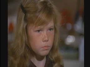 Actress Suzanne Crough as Tracy Partridge (YouTube screen shot)
