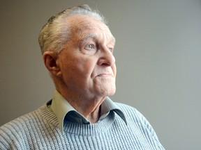 Second World War veteran Art Boon of Stratford. (Postmedia Network files)