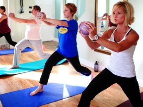 A Beginner Prenatal Interval Circuit can be completed 2-3 times per week along with a weekly prenatal yoga class. (Supplied photo)