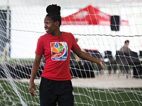 19-year-old Kadeisha Buchanan was just starting high school the last time Canada competed at the Women's World Cup four years ago in Germany. (Codie McLachlan, Edmonton Sun)