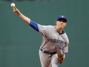Blue Jays pitcher Aaron Sanchez was dominating last September when working the late innings. (USA Today Sports)