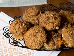Sweet potato and maple muffins by Jill Wilcox in London, Ontario  on Monday, April 6, 2015. (DEREK RUTTAN/ The London Free Press /QMI AGENCY)