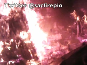 A video posted by the Sacramento Fire Department on social media gives a first-person view on what it's like to enter a house fire. (Facebook)