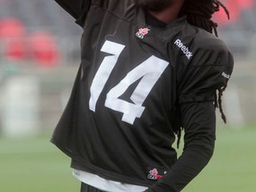 Defensive backs like the RedBlacks Abdul Kanneh will have to get used to the new CFL rules will make it more difficult to cover receivers. (Ottawa Sun Files)