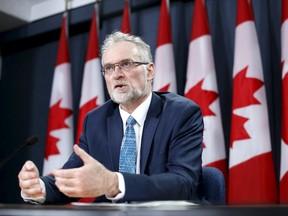 Canada's Auditor General Michael Ferguson speaks during a news conference upon the release of his report in Ottawa on Tuesday. REUTERS/Chris Wattie