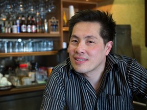 Nhan Phan, photographed at his London Vietnamese restaurant Que Huong, still gets emotional recalling his family?s harrowing boat journey from Vietnam to Hong Kong. (DEREK RUTTAN, The London Free Press)