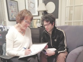 Author Kathy Kacer and her son Jake Epstein say discussions and writing sessions are among their fondest memories.