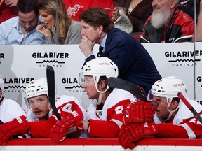 Red Wings coach Mike Babcock is rumoured to be on his way out of Motown, destination unknown. (AFP)