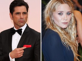 John Stamos and Mary-Kate Olsen. (WENN.COM file photos)