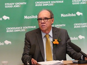 Finance Minister Greg Dewar suggested Manitoba should be getting more than a 2.6% bump in federal transfer payments. (FILE PHOTO)