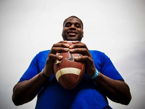 Ottawa native and Baltimore Raven Christo Bilukidi. (ERROL MCGIHON/OTTAWA SUN)