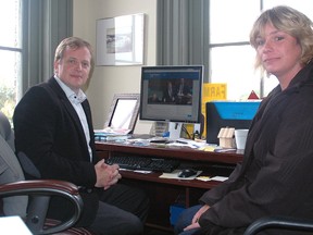 Elgin-Middlesex-London MPP Jeff Yurek with Sandra Gibbons in this 2014 photo. Yurek launched a website aimed at gathering support for Ryan's Law, his private member's bill aimed at ensuring Ontario schools are asthma-friendly. The bill is named after Gibbons' son Ryan, who died after an asthma attack at his school in Straffordville in 2012.