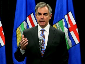 PC Party leader Jim Prentice spoke to about 1,500 supporters at the Shaw Conference Centre Thursday night.