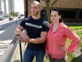 Fanshawe College students Michael Jefferson, 33, and Kristen Williams, 23, say the college failed to meet needs of deaf students. (MORRIS LAMONT, The London Free Press)