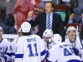 Tampa Bay Lightning coach Jon Cooper rejects the notion his Bolts are the favourites against Montreal. (REUTERS)