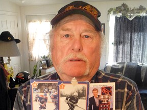 Retired factory worker Archie Snively says he's "sick to his stomach" about being ripped off for his Wayne Gretzky hockey card collection. (Postmedia Network)