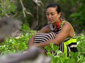 Cast member Shirin on an episode of Survivor. 

(CBS Handout)