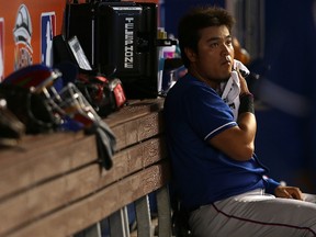 Shin-Soo Choo's inability to make any kind of decent contact recently (Friday's double aside) dropped him to the very bottom of the MLB batter rankings. (AFP)
