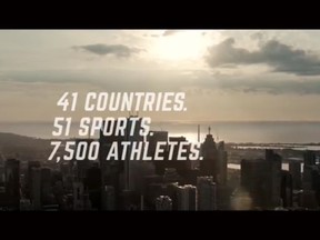A frame grab from the Pan Am Games advertisement entitled Ignite. (YouTube)