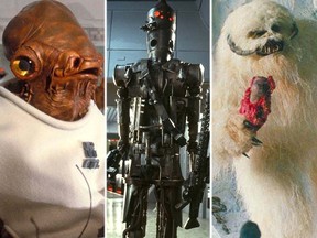 From left to right: Admiral Ackbar, IG-88 and Wampa.