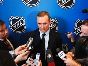 Ottawa native Steve Yzerman, who turns 50 on May 9, has the Lightning in the playoffs for the third time in his five years in Tampa. (Reuters Files)