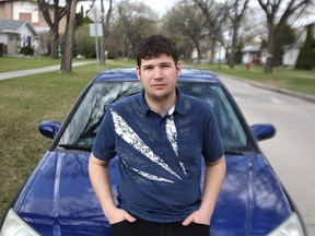 Andy McCrea recently started a Facebook page for the River Heights Smashed Windows Club after he and several neighbours had their vehicles damaged by vandals. (Kevin King/Winnipeg Sun)