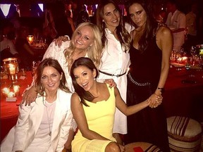 Four of the Spice Girls - plus one Eva Longoria (Eva Longoria/Instagram)
