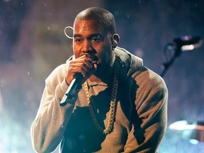 Kanye West. 

REUTERS/Carlo Allegri