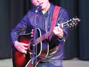 Jimmy Rankin performs at the Eleanor Pickup Arts Centre on April 27.