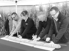 A bread cutting ceremony took place on May 1 for Jocelyn’s Your Independent Grocer with honoured guests.