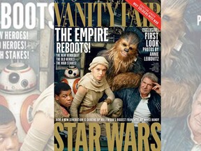 Vanity Fair June 2015 issue dedicated to Star Wars: The Force Awakens. 

(Vanity Fair)