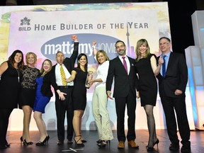 Mattamy Homes was crowned Home Builder of the Year for the second consecutive time at the 35th annual BILD Awards on April 24. 
This is the sixth time Mattamy has received this award having previously captured it in 2001, 2007, 2009, 2011 and 2014.