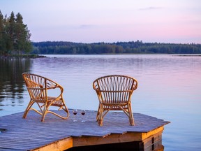 Few things in life compare with the joy of sitting on a dock and looking out at the sunset.