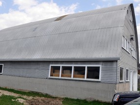 This storage barn located on the east side of the Mitchell District High School (MDHS) property could be enlarged to better accommodate an agriculture program being planned. ANDY BADER/MITCHELL ADVOCATE