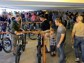 The 4th Annual Edmonton Bike Swap will be held Saturday, May 9, 2015 at Northlands Expo Centre in Hall A. Free parking during the bike swap courtesy of Northlands. The Edmonton Bike Swap is the place to go if you're looking to buy a bike or to sell your old bike. Last year saw hundreds of bikes sold in just a few hours. Bike intake is from 8 a.m. to 2 p.m and bike sales is from 2:30 p.m. to 4 p.m. Photo Supplied