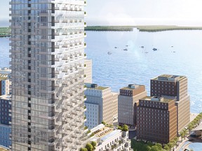 The 44-storey Monde tower will be the centerpiece of East Bayfront because of its size and height.