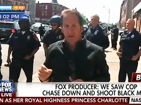 Fox News apologized after erroneously reporting police in Baltimore shot a man while taking him into custody. (Newsy)