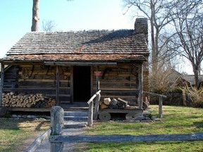The Mark Twain family cabin may well be where the famous American author and humorist was conceived. He was born five months after the family left Tennessee. (WAYNE NEWTON/Postmedia Network)