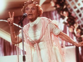 Actress Ellen Albertini Dow, best known for her scene-stealing turn as rapping grandma Rosie in Adam Sandler's "The Wedding Singer," has died at age 101. (Handout)