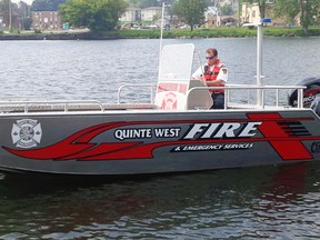 SUBMITTED PHOTO
Senior fire prevention officer Greg King and other firefighters will be at the helm of the fire department’s emergency marine unit.