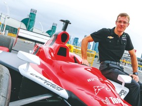 Sebastien Bourdais, winner of the 2014 Honda Indy Toronto, was in town yesterday to kick off the event which goes June 12-14 at Exhibition Place. (DAVE THOMAS/Toronto Sun)