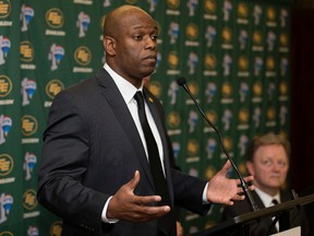 Eskimos GM Ed Hervey says improving the team's on-field performance requires a hard-working administration. (David Bloom, Edmonton Sun)