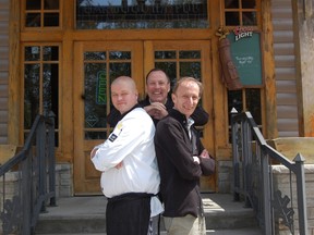 Chef Chris Howard, Dining room manager Mark Craft and COO Peter Johnson