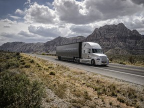 Unveiled Tuesday at the Hoover Dam, Freightliner's Inspiration Truck is the first licensed, semi-autonomous commercial truck to operate on a U.S. public highway.