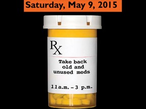 Kingston Police and the Ontario Provincial Police will be setting up locations for residents to drop off old or unused prescription medication. Supplied Photo
