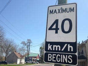 Speed signs Kingston
