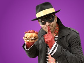 McDonald's new revamped version of the Hamburglar looks a lot like Ottawa Senators goalie Andrew "The Hamburglar" Hammond, but the fast-food joint insists Hammond's historic play had nothing with the character's comeback. (Supplied McDonald's)