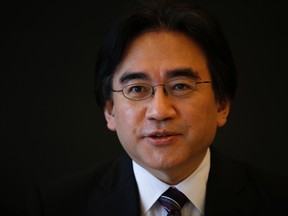 Nintendo Co's president and chief executive Satoru Iwata speaks during an interview with Reuters in Tokyo May 8, 2014. REUTERS/Toru Hanai